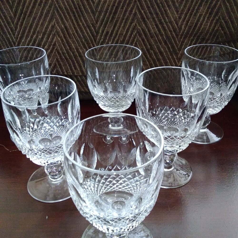 WATERFORD CRYSTAL - VINTAGE "COLLEEN" GOBLETS